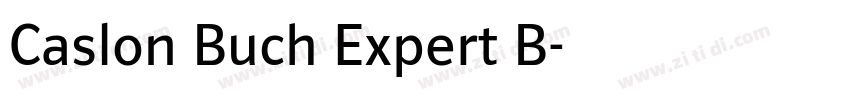 Caslon Buch Expert B字体转换 Caslon Buch Expert B字体转换